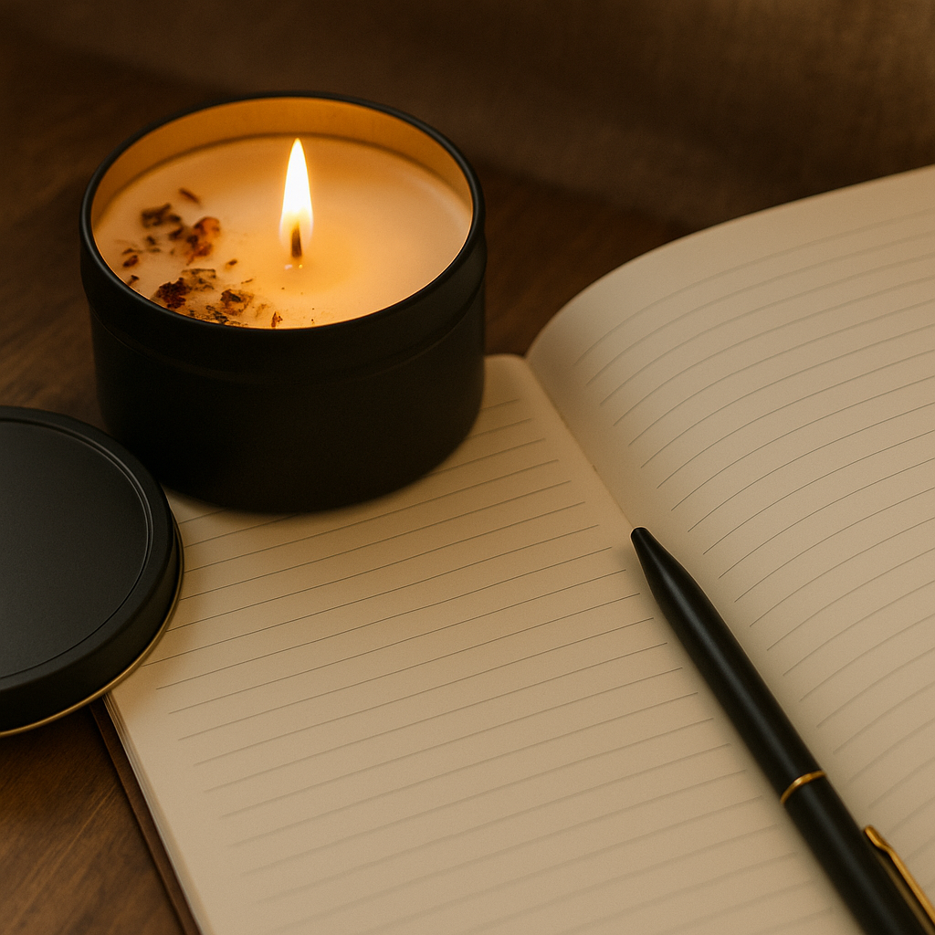 Candle Burning Rituals + Journal Prompts