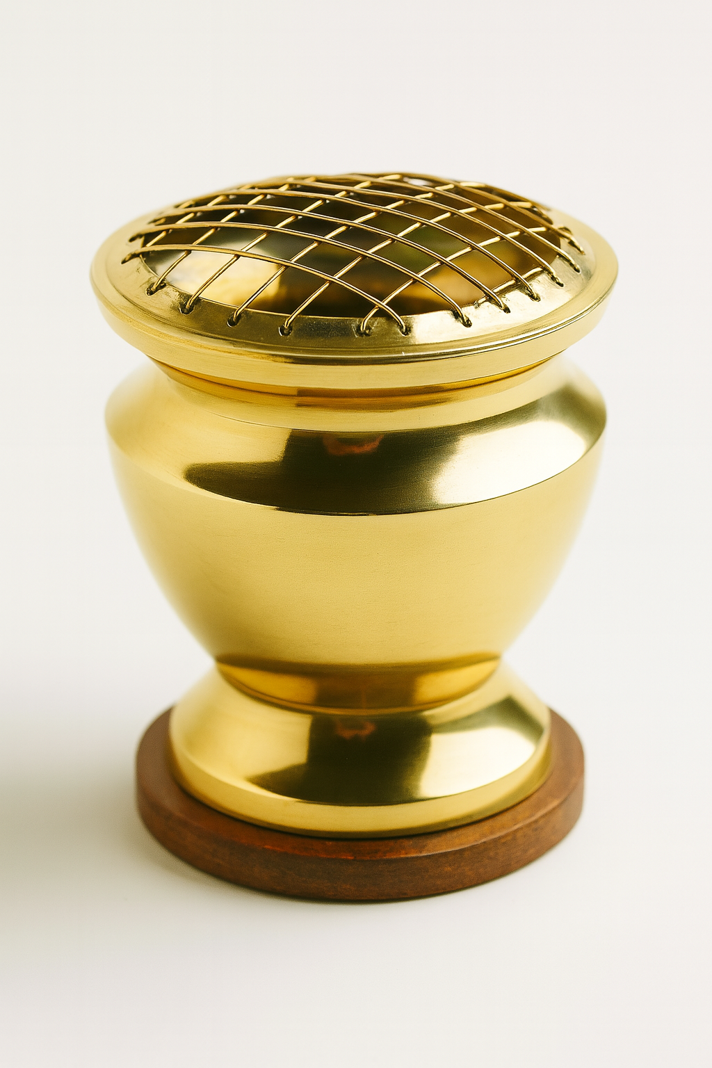 3.5" Brass Screen Charcoal Burner