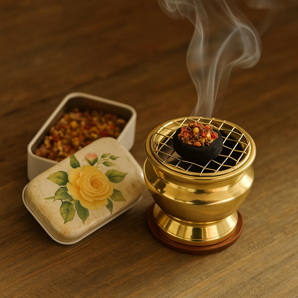 3.5" Brass Screen Charcoal Burner