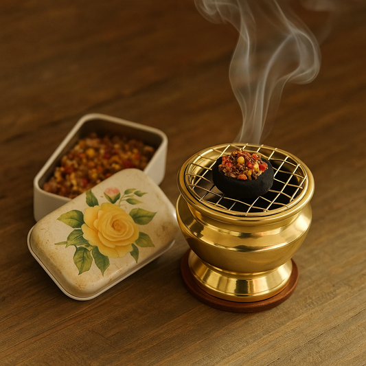 3.5" Brass Screen Charcoal Burner